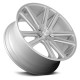 DUB S257 FLEX Gloss Silver with Brushed Face