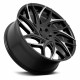 DUB S259 G.O.A.T. Gloss Black with Machined Spokes